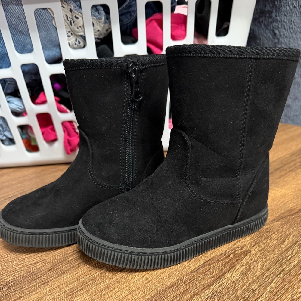 Black Suede- Cat & Jack Boots
